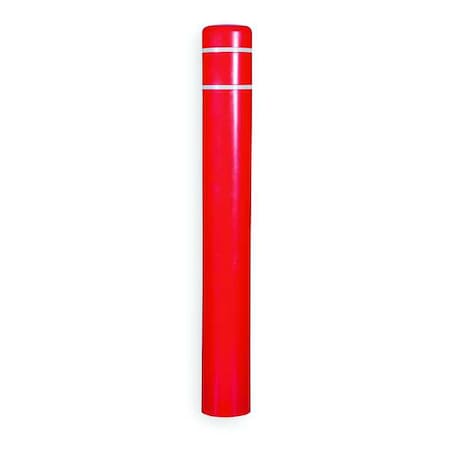Post Sleeve, 4-1/2 In Dia., 52 In H, Red