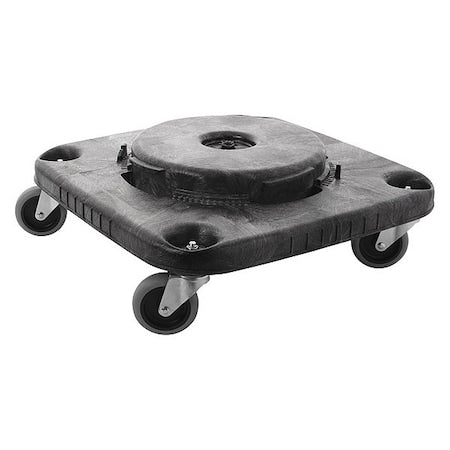 Brute Container Dolly, 250 lb., Fits 40 gal.