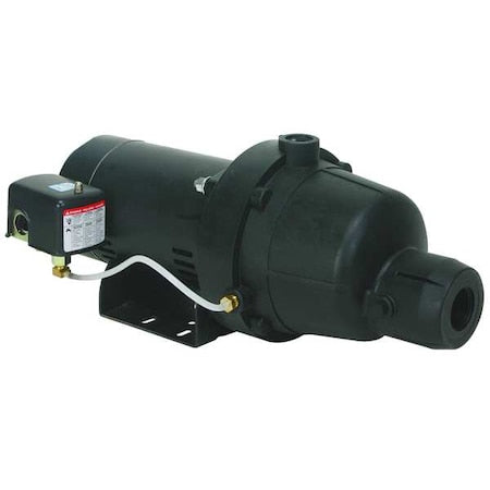Shallow Well Jet Pump, Plastic, 3/4 HP