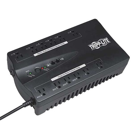 Power Strip, Surge, 12 Outlet(s) 5-15P
