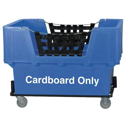 Matl Handling Cart, Cardboard Only, Blue
