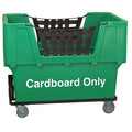 Matl Handling Cart, Cardboard Only, Green