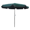 Outdoor Umbrella, Round, Green