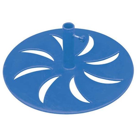 Outdoor Umbrella Base, Round, Blue