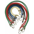 36 in. J-Hook Bungee Cord Assortment , Nylon/Rubber, 10 PK