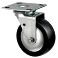 Swivl Plate Cstr, Polyolfin, 4 in, 600 lb, B