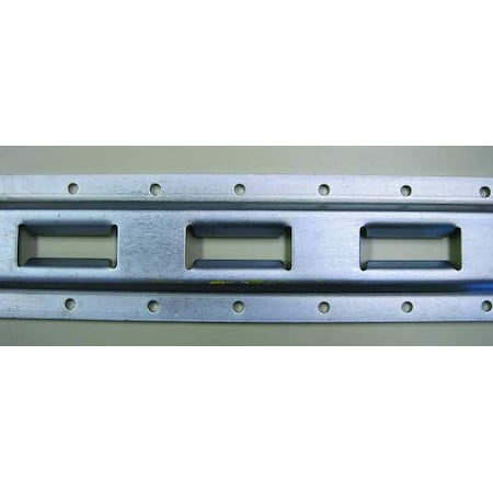 Vertical E-Track, Zinc Plated Finish