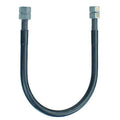 Cushioned U-Bolt, 1/2"-13, 2 15/16 in W, 3 3/4 in H, Plastic Steel