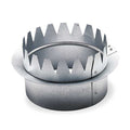 Snap On Collar, Round, Galvanized Steel