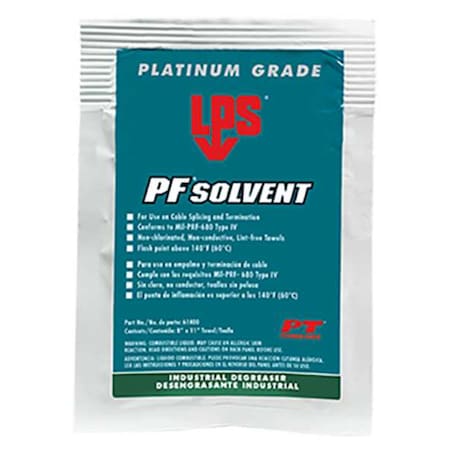 Solvent and Degreaser Wipes, 8 x 11 in