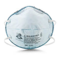 Particulate Respirator, R95, Nuisance Acid Gas, Molded, Dual, Nosefoam, Metal Nose Clip, M, PK20