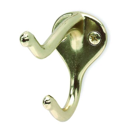 Hook, Coat/Hat, Brass