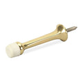 Rigid Door Stop, Solid Brass