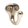 Coat and Garment Hook, Brass, 1-1/8 In