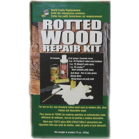 Wood Repair Kit, Box, Brown, PC-Rotter Wood Repair Kit