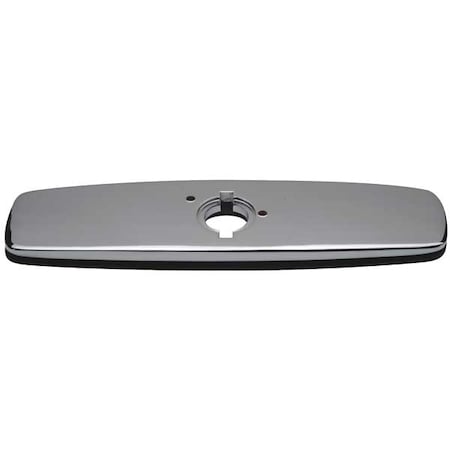 Trim/Cover Plate, Chrome, 8" L, 8" W