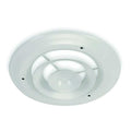 8 in Round Step-Down Diffuser, White
