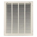 Ceiling/Wall Filtered Return Air Grille, 20 in W x 25 in H Opening, White, Steel, 1 Way, Surface Mount