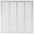 Ceiling/Wall Return Air Grille, 20 in W x 20 in H Opening, 1086cfm, White, Steel, One-Way, Surface
