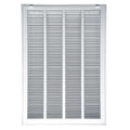 Ceiling/Wall Filtered Return Air Grille, 14 in W x 20 in H Opening, 768cfm, White, Steel, 1 Way Airflow