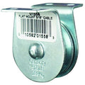 Pulley Block, Wire Rope, 3/16 in Max Cable Size, 525 lb Max Load, Zinc Plated