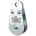 Pulley Block, Wire Rope, 3/16 in Max Cable Size, 525 lb Max Load, Zinc Plated