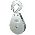 Pulley Block, Wire Rope, 1/4 in Max Cable Size, 800 lb Max Load, Zinc Plated