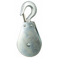 Pulley Block, Wire Rope, 5/16 in Max Cable Size, 1, 550 lb Max Load, Zinc Plated