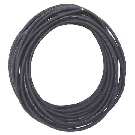 Portable Cord, SJOOW, 16 AWG, 3 C, Black, Rubber, Stranded, 300V, Indoor/Outdoor, 50 ft