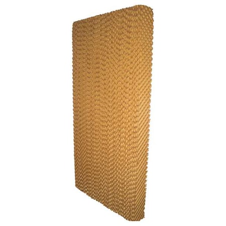 Evaporative Cooling Pad, Kraft Paper, 48 in H x 12 in W x 4 in D, 5 PK