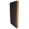 Evaporative Cooling Pad, Kraft Paper W/ Black Edge Coating, 48 in H x 12 in W x 4 in D