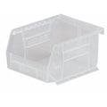Hang & Stack Storage Bin, Plastic, Clear, 3 in H, 4 1/8 in W, 5 3/8 in L