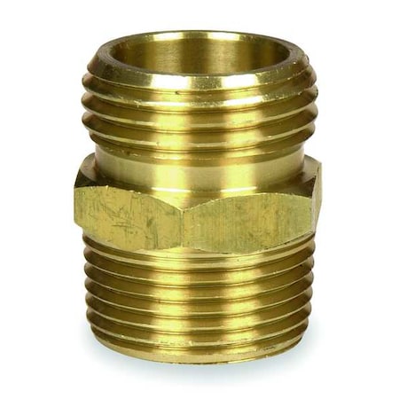 Garden Hose Adapter, 1/2"x3/4", NPTxNH