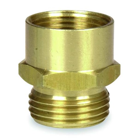 Garden Hose Adapter, 3/4"x3/4", NPTxNH