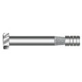 Taper Bolt Removable Anchor Bolt, 3/4" Dia, 4-1/8" L, Zinc Alloy Zinc Plated, 20 PK