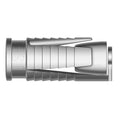 Forway Double Lag Shield, 1/2" Dia, 1-1/4" L, Alloy Steel Plain, 100 PK
