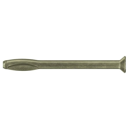 Sup-R-Split Nail Drive Anchor, 1/4" Dia., 3-1/2" L, Alloy Steel Zinc Plated, 100 PK