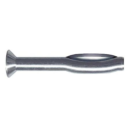 Sup-R-Split Nail Drive Anchor, 1/4" Dia., 2-1/2" L, Alloy Steel Zinc Plated, 100 PK
