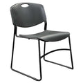 Stacking Chair Plastic Black
