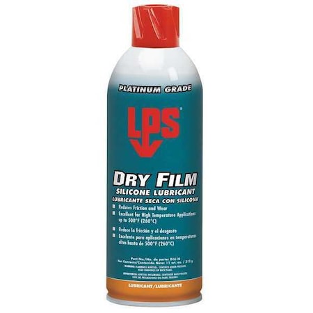 Dry Film Silicone Lubricant, 11 oz, Aerosol