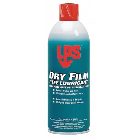 Dry Film PTFE Lubricant, 16oz., Net 11oz.