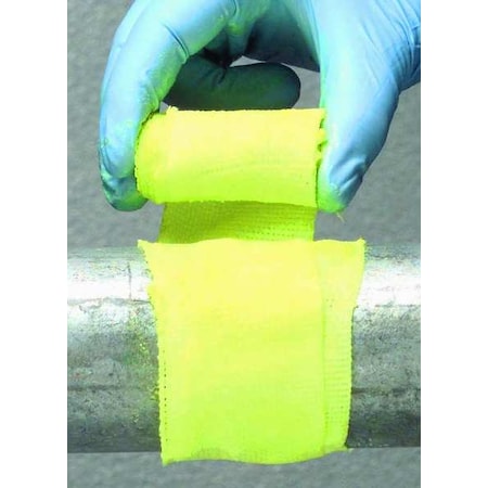 Pipe Repair Kit, 2"Wx6'L, Yellow