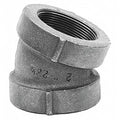 22-1/2 Degree Elbow 22-1/2 Degree Elbow, 2"" Pipe, FNPT, Cast Iron, Class 125