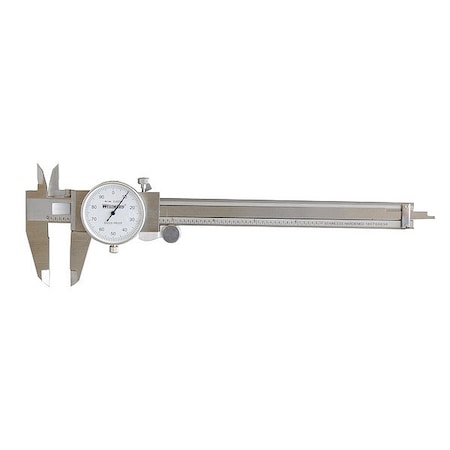 Dial Caliper, 0-6 In, 1 5/8 In Jaw