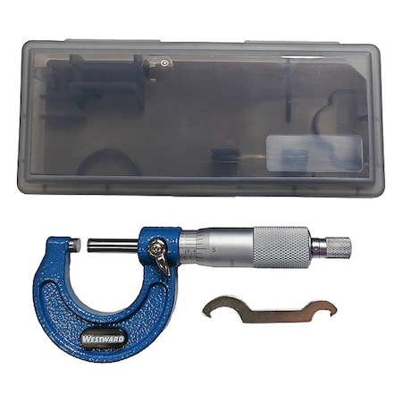 Micrometer, 0 to 1", 0.001, Friction
