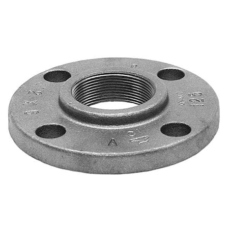 Flange Threaded Flange, Faced and Drilled, 3/4"" Pipe, Flanged x FNPT, Cast Iron, Class 125