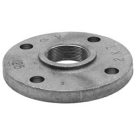 Reducing Companion Flange Reducing Companion Threaded Flange, 3"" Pipe, Flanged x FNPT, Cast Iron