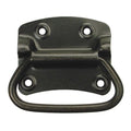 Fold Pull Handle, Steel, 3-25/32 In. H, Zinc, Unthr. Holes