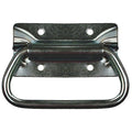 Folding Pull Handle, Polished Zinc, Unth. Through Holes