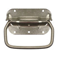 Folding Pull Handle, Steel, Natural, Unth. Through Holes
